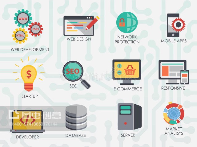 程序員與軟件開(kāi)發(fā)者專用圖標(biāo)集 簡(jiǎn)化代理與代辦服務(wù)的視覺(jué)設(shè)計(jì)